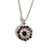Guardian Angel Pendant "Tuxedo" - Rhodium