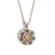 Guardian Angel Pendant in "Champagne Kisses" - Rhodium