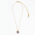 Guardian Angel Pendant in "Lavender Fields" - Yellow Gold
