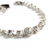 Graduated Halo Bracelet in "Clear" - Rhodium