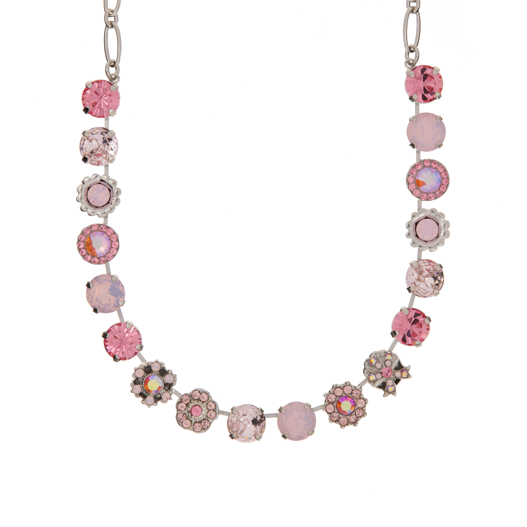 Large Bow Necklace in "Flamingo" *Custom*