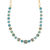 Medium Cluster and Pavé Necklace in "Crystal Blue" *Custom*