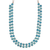 Medium Double Necklace in "Crystal Blue" *Custom*