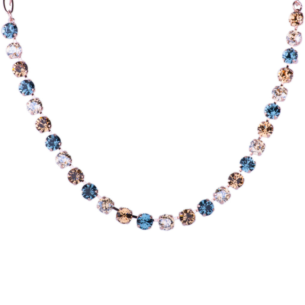 Medium Everyday Necklace in "Moon Drops" - Rose Gold