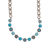 Large Cluster Necklace in "Crystal Blue" *Custom*