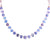 Medium Oval Elemental Necklace in "Lavender Fields" *Custom*