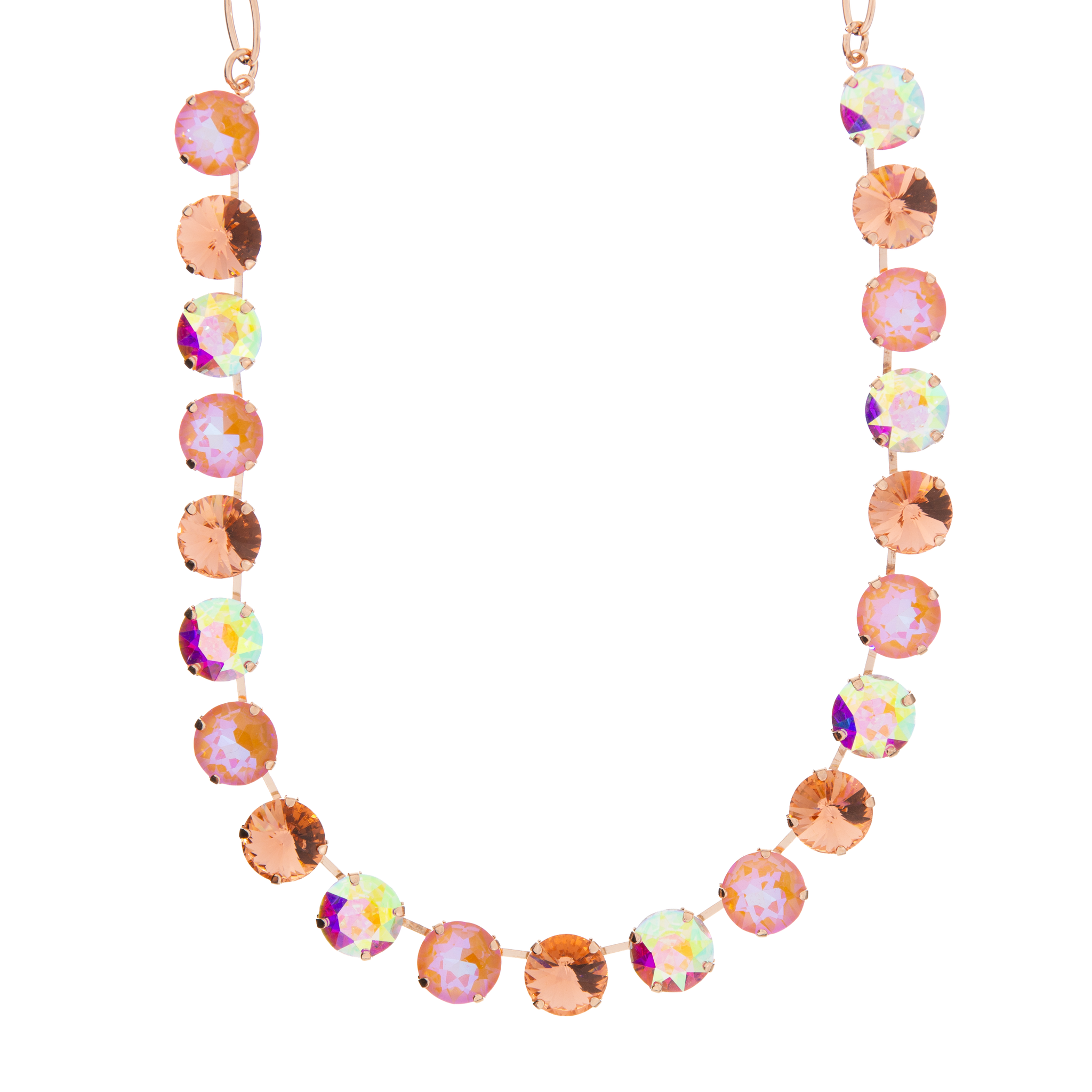 Large Round Necklace in "Sunset Drive-In" *Custom*
