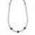 Petite Emerald & Crystal Choker Necklace in "Bay Blue" *Custom*