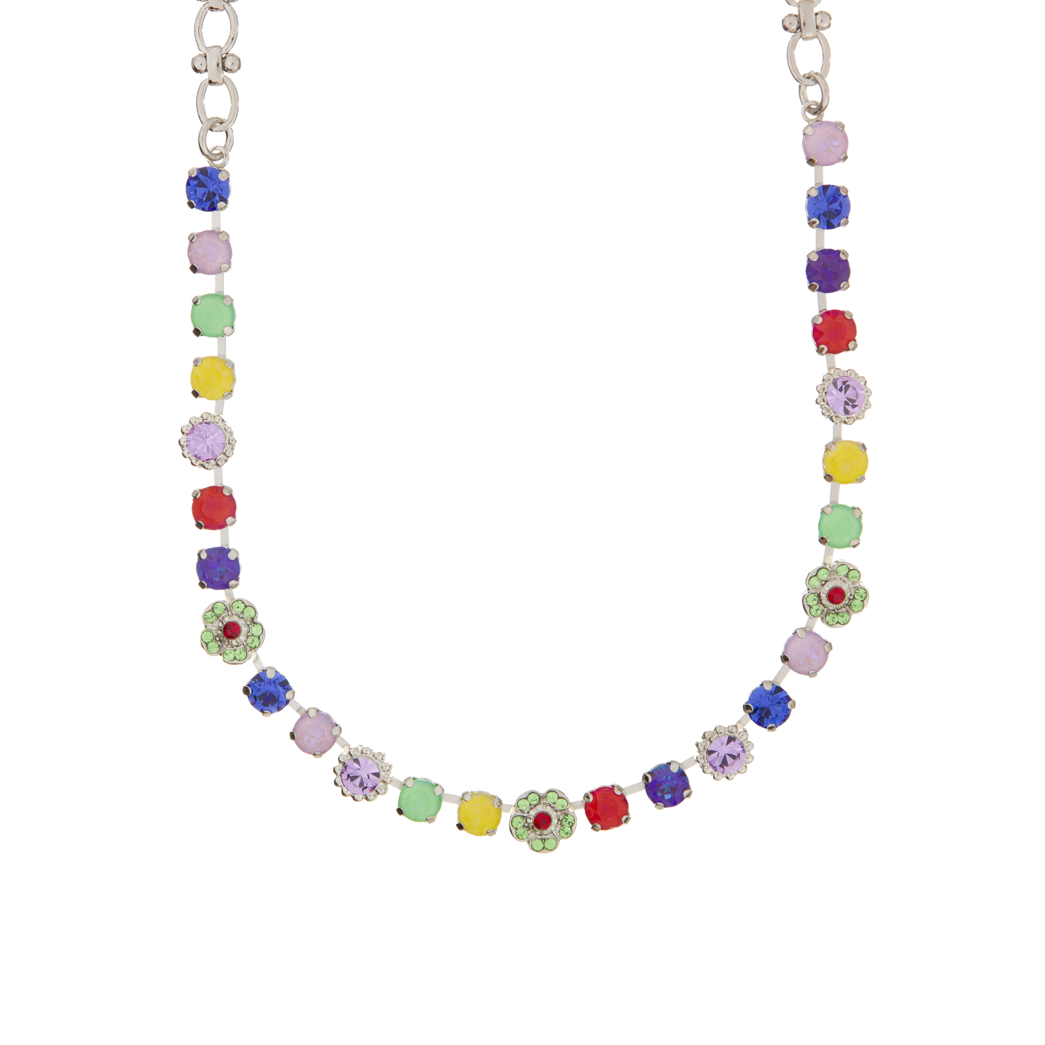 Small Flower Cluster Necklace in "Polka-Dot Bikini" *Custom*