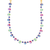 Small Oval and Round Necklace in "Polka-Dot Bikini" *Custom*