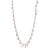 Leafy Crystal Chain - Rhodium