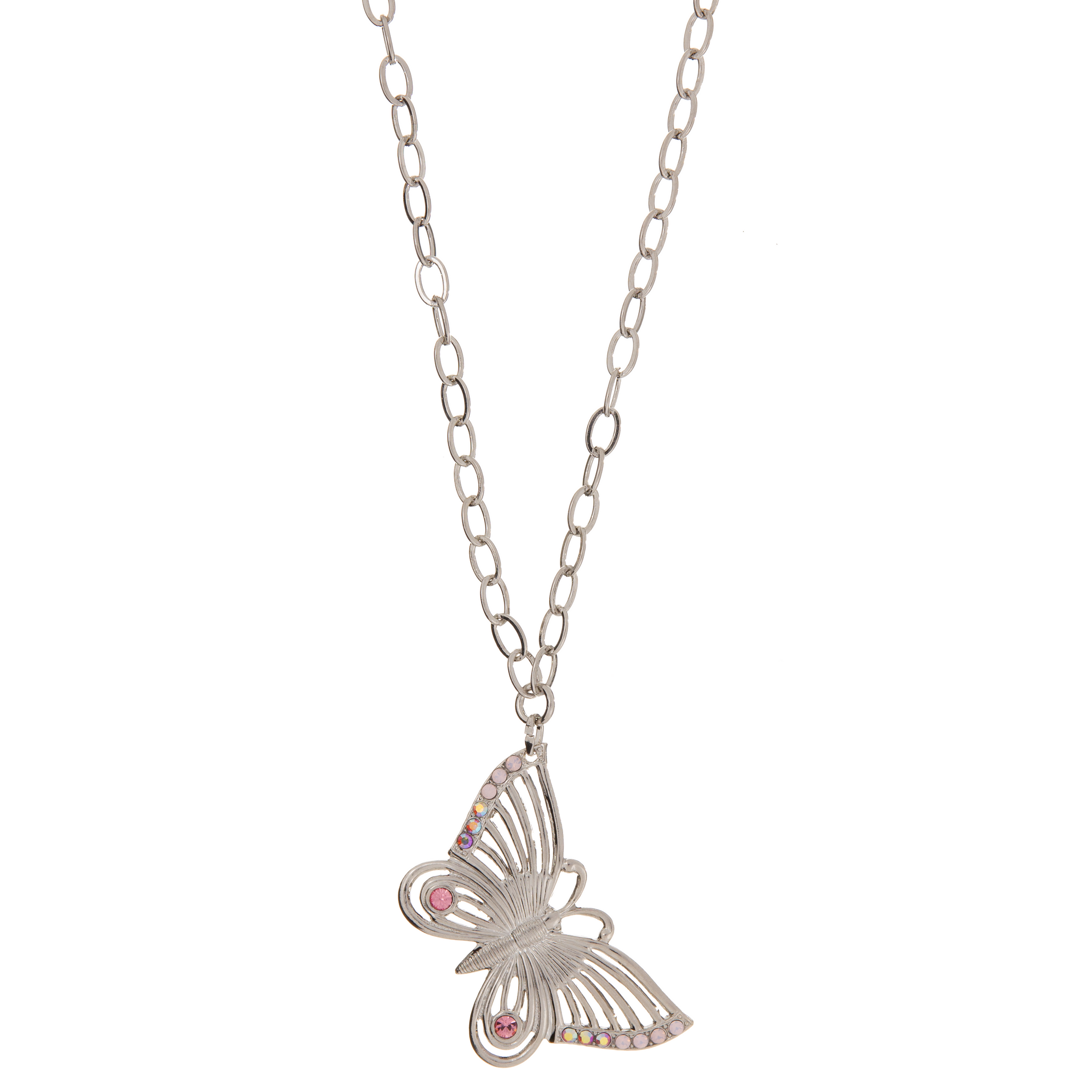 Extra Luxurious Butterfly Pendant in "Flamingo" *Custom*