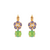 Cosmos Drop Leverback Earrings in "Mint Chip" *Custom*