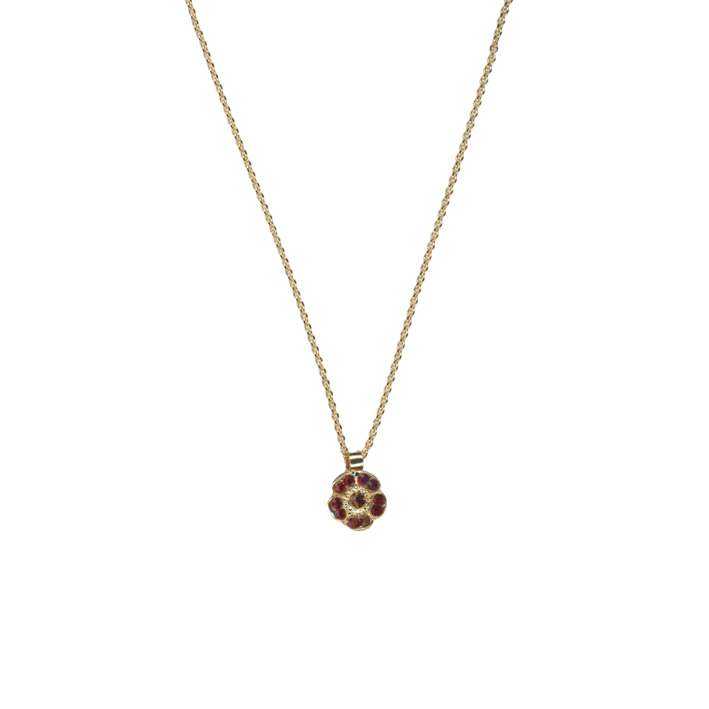 Large Cosmos Pendant in "Bonfire" - Yellow Gold