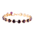 Medium Mineral Everyday Bracelet in "Burgundy" - Yellow Gold