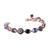 Medium Oval Pavé Bracelet in "Morning Mist" - Rose Gold