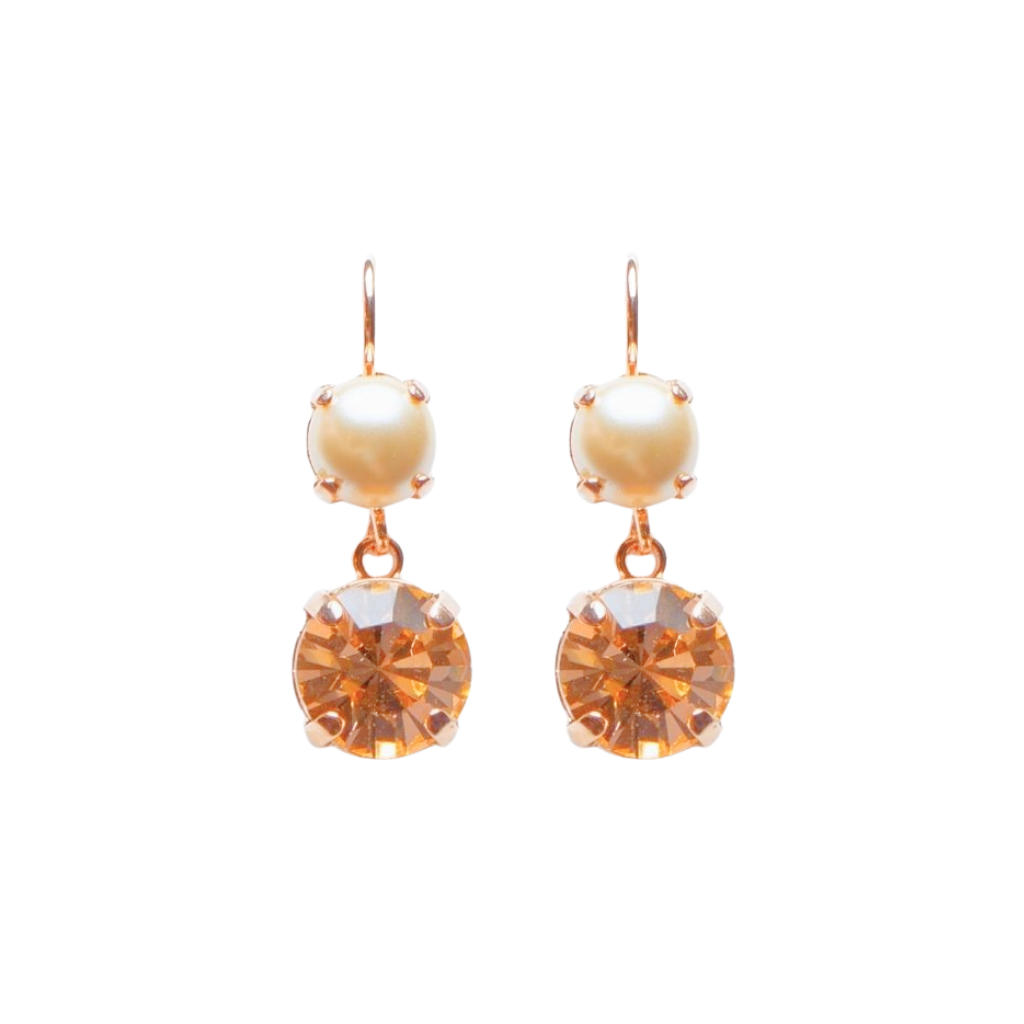 Medium & Large Drop Earrings in "Sand Bar" *Custom*