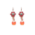 Medium Floret Dangle Earrings in "Coral Cove" *Custom*