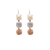 Medium Three Stone Earrings in "Sand Bar" *Custom*