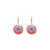 Small Pavé Earrings in "Coral Cove" *Custom*