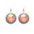 Luxurious Halo Earrings in "Coral Cove" *Custom*