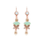 Marquise Long Dangle Leverback Earrings in "Seaglass" *Custom*