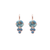 Medium Trio Cluster Earrings in "Bay Blue" *Custom*