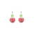 Large Double Stone Earrings in "Parasol" *Custom*