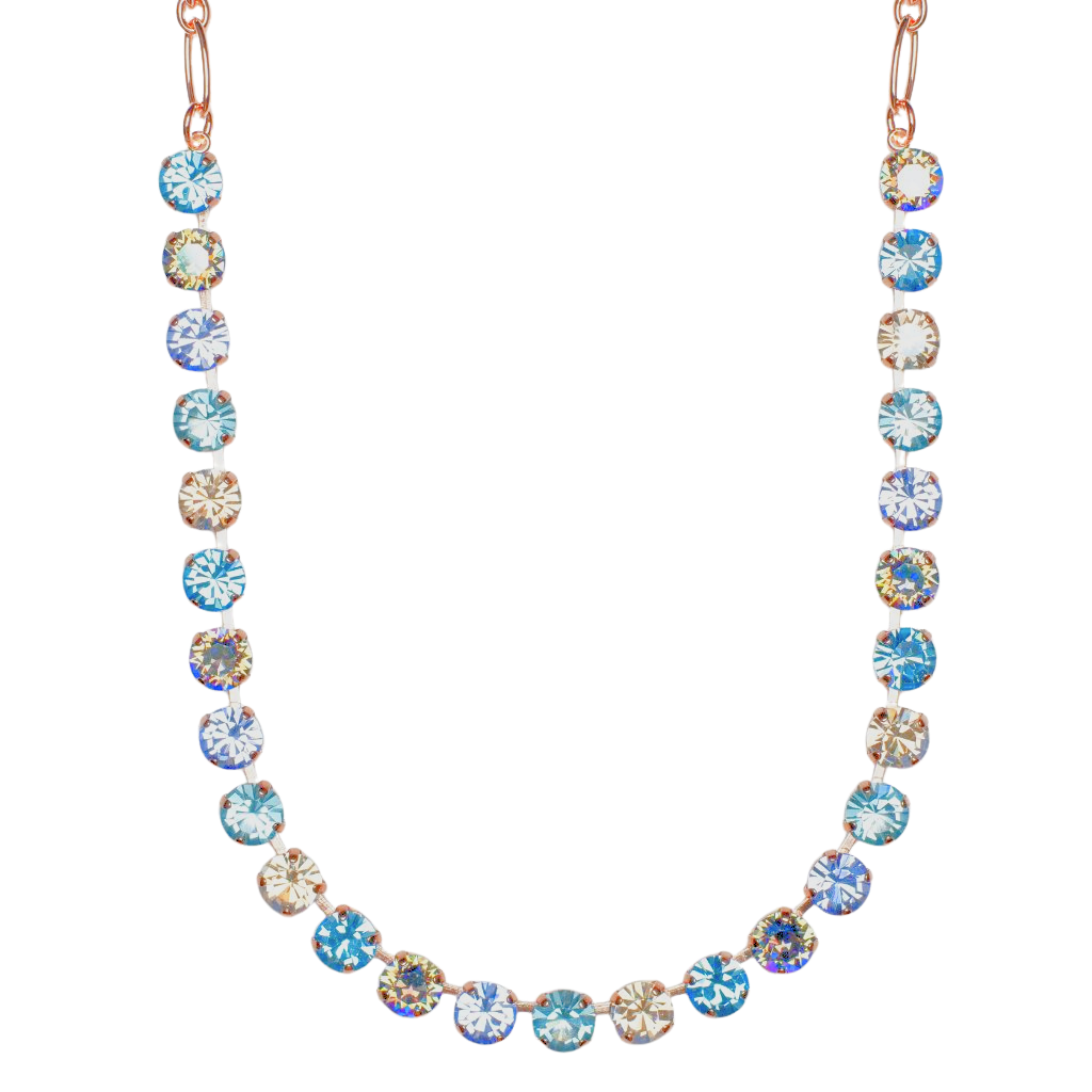 Medium Everyday Necklace "Bay Blue" *Custom*