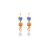 Small Two Stone Dangle Earrings in  "Sand Bar" *Custom*