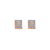 Rectangle Pavé Earrings in "Bay Blue" *Custom*