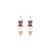 Medium Dangle Ivy Leaf Earrings in "Sand Bar" - Yellow Gold