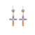 Cross Drop Earrings in "Sand Bar" *Custom*