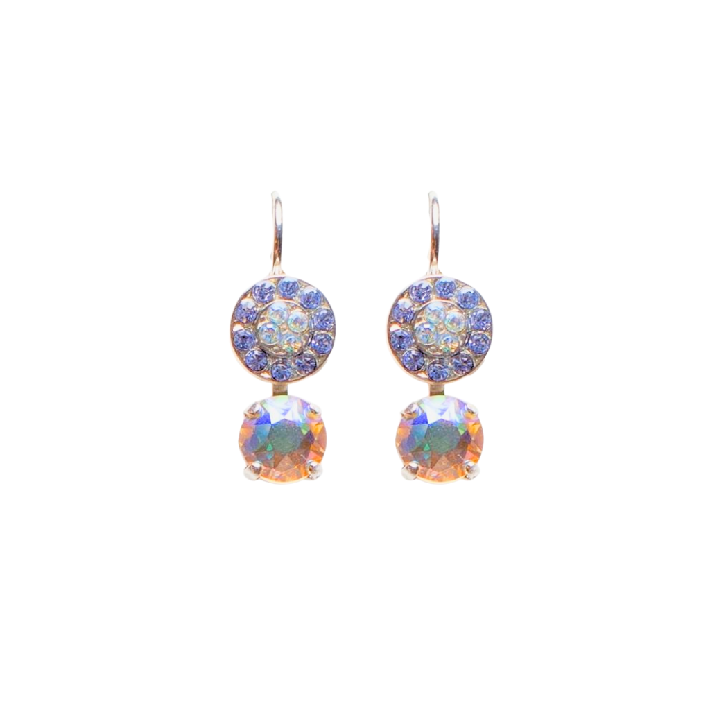 Pavé and Round Earrings in "Sand Bar" *Custom*