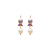 Medium Dangle Ivy Leaf Earrings in "Sand Bar" *Custom*