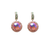 Large Embellished Halo Earrings in "Parasol" *Custom*