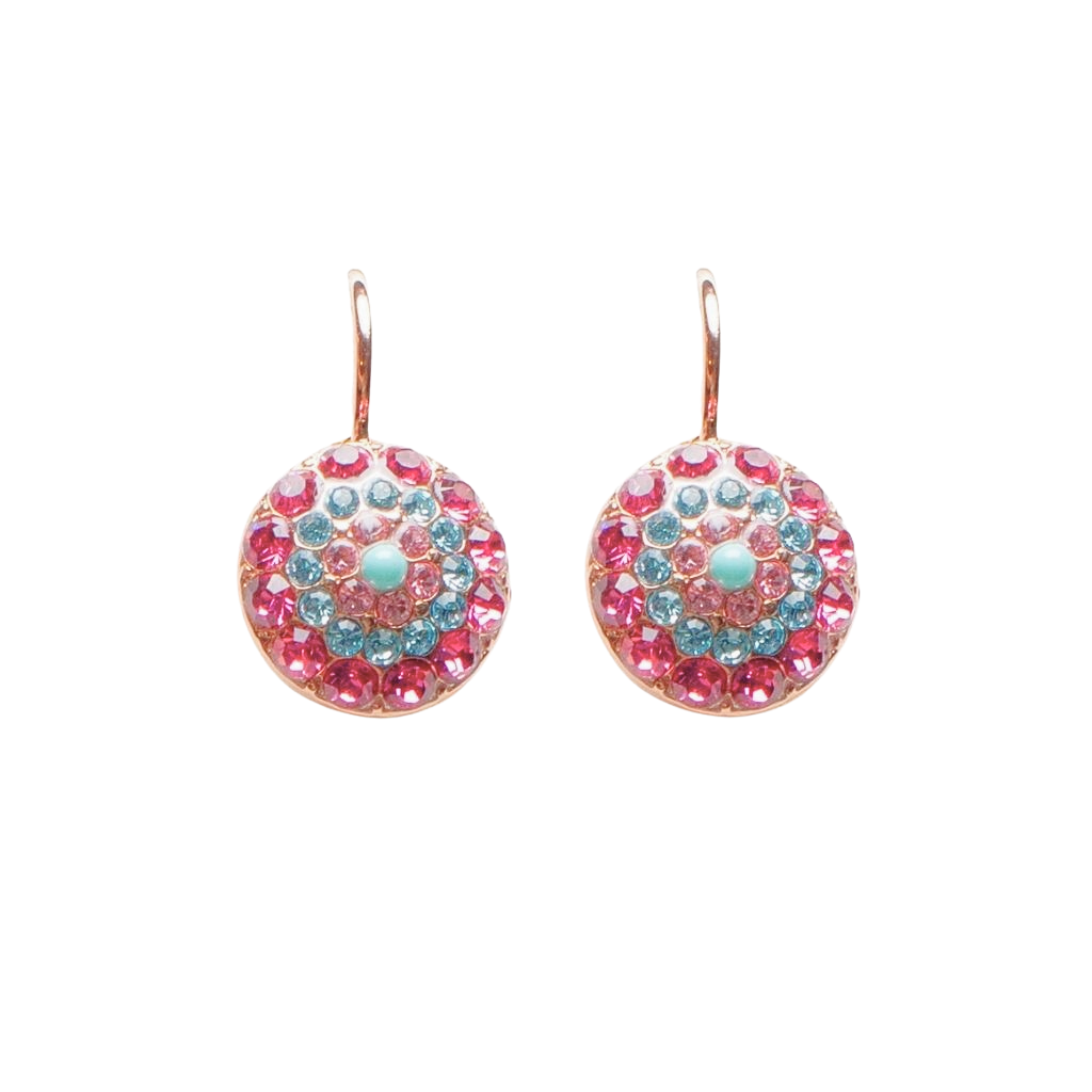 Pavé Earrings in "Coral Cove" *Custom*