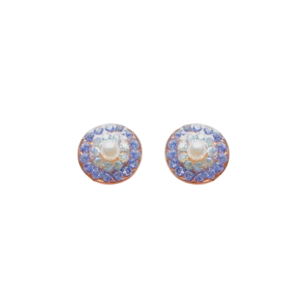 Small Pavé Earrings in "Sand Bar" *Custom*