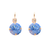 Extra Luxurious Double Stone Earrings in "Bay Blue" *Custom*