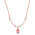 Pear and Round Necklace in "Parasol" *Custom*