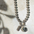 Long Oval Charm -Choose Your Color- Rhodium and Rose Gold