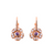 Petite Cosmos Leverback Earrings in "Cake Batter" *Custom*