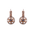 Petite Round Cluster Leverback Earrings in "Cookie Dough" *Custom*