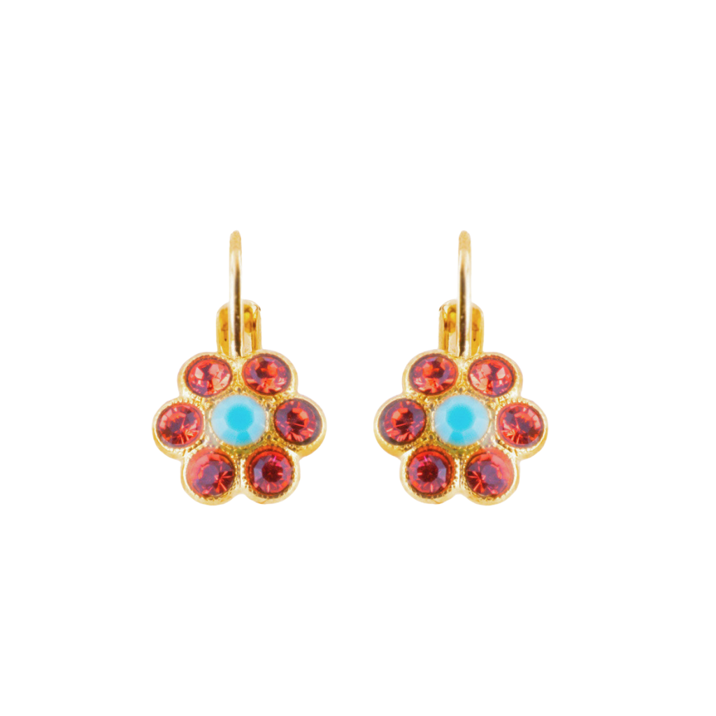 Petite Buttercup Leverback Earrings in "Rainbow Sherbet" *Custom*