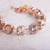 Extra Luxurious Cluster Bracelet in "Amaretto" *Custom*