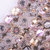 Medium Stacked Square Earrings in "Champagne Kisses" *Custom*