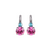 Lovable Double Stone Leverback Earrings in "Rainbow Sherbet" *Custom*