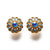 Extra Luxurious Blossom Earrings in "Bay Blue" *Custom*