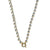 Small Everyday Crystal Charm Chain in "Clear" - Yellow Gold