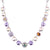Extra Luxurious Cluster Necklace in "Dawn" - Rhodium